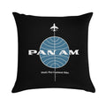 Pan American World Airways Pan Am Soft Washable Throw Pillow