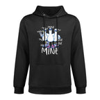 Funny Seagull Saying Mine Funny Pigeon Retro Ocean Life Adjustable Hood Hoodie