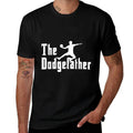 The Dodgefather  Ball Sports  Dodgeball Player  Oversized Silhouette T-Shirt