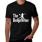 The Dodgefather  Ball Sports  Dodgeball Player  Oversized Silhouette T-Shirt