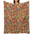 Fruity Cereal Compact Throw Blanket