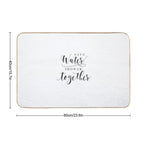 Save Water Shower Together Wall Print - Wall Art, Home Decor, Wash Room Print, Bathroom Print, A4 A5 Prints, Unframed Prints, Ho  Pet-Safe Bath Mat