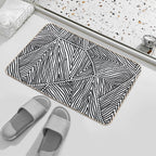 Authentic Aboriginal Art  Pet-Safe Bath Mat