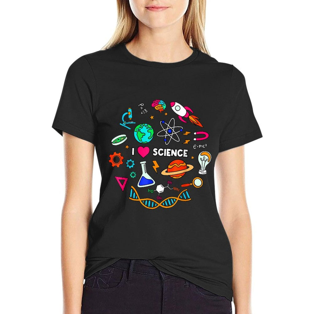 I Love Science Tshirt Kids Science Lovers Gifts Ideas  Vintage-inspired T-Shirt