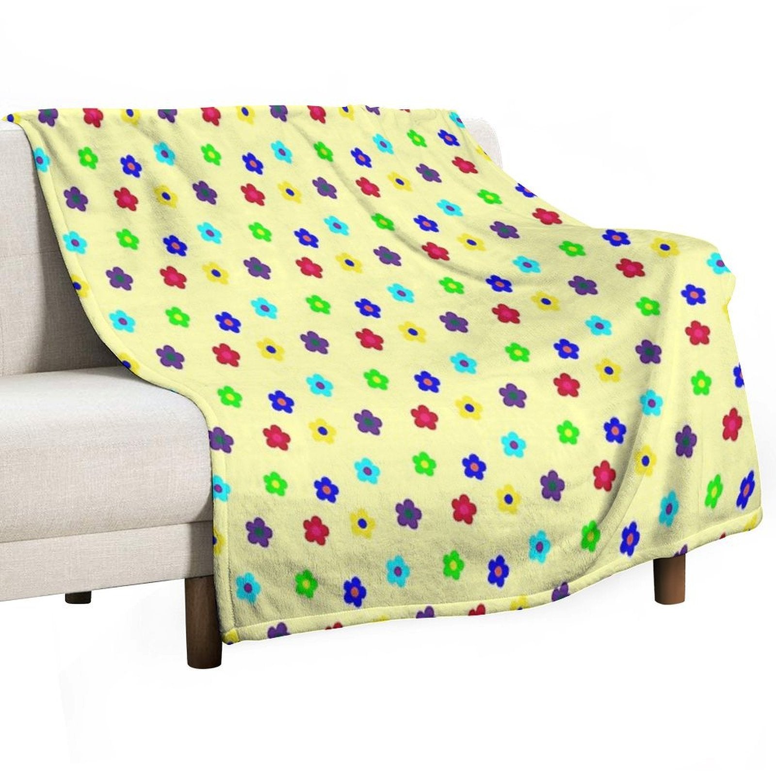 Bright Patch Easy Care Throw Blanket