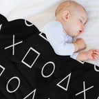 Gamer Pattern Shrink-resistant Throw Blanket