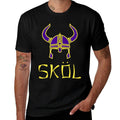 Skol Nordic Scandinavian Warrior Viking Helmet  Slim-fit Cut T-Shirt