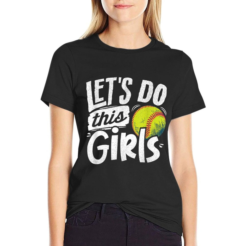 Softball Mom Women Girls Softball Lover  Quick-drying T-Shirt