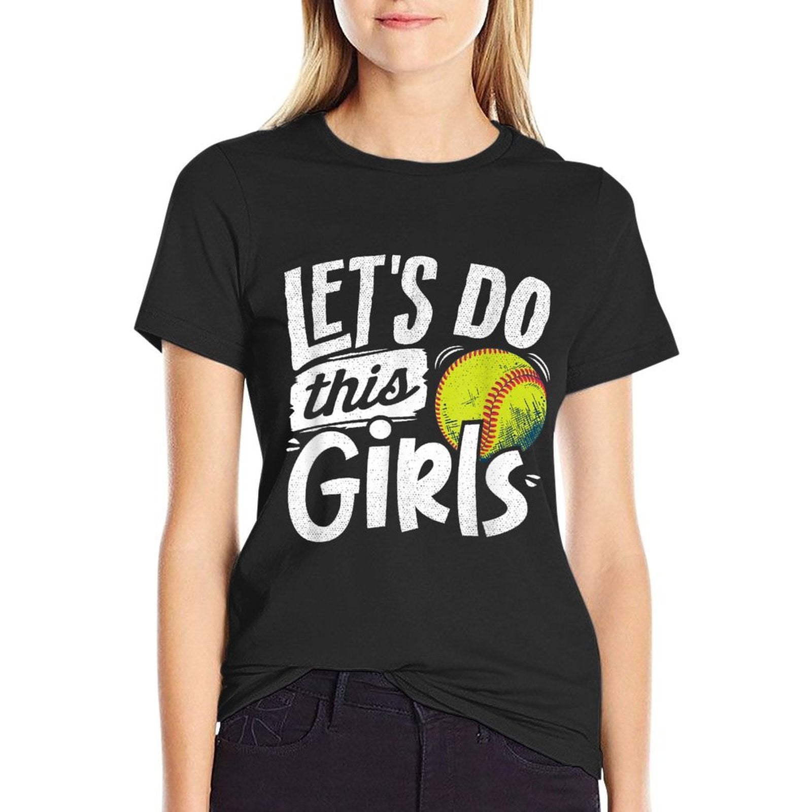 Softball Mom Women Girls Softball Lover  Quick-drying T-Shirt