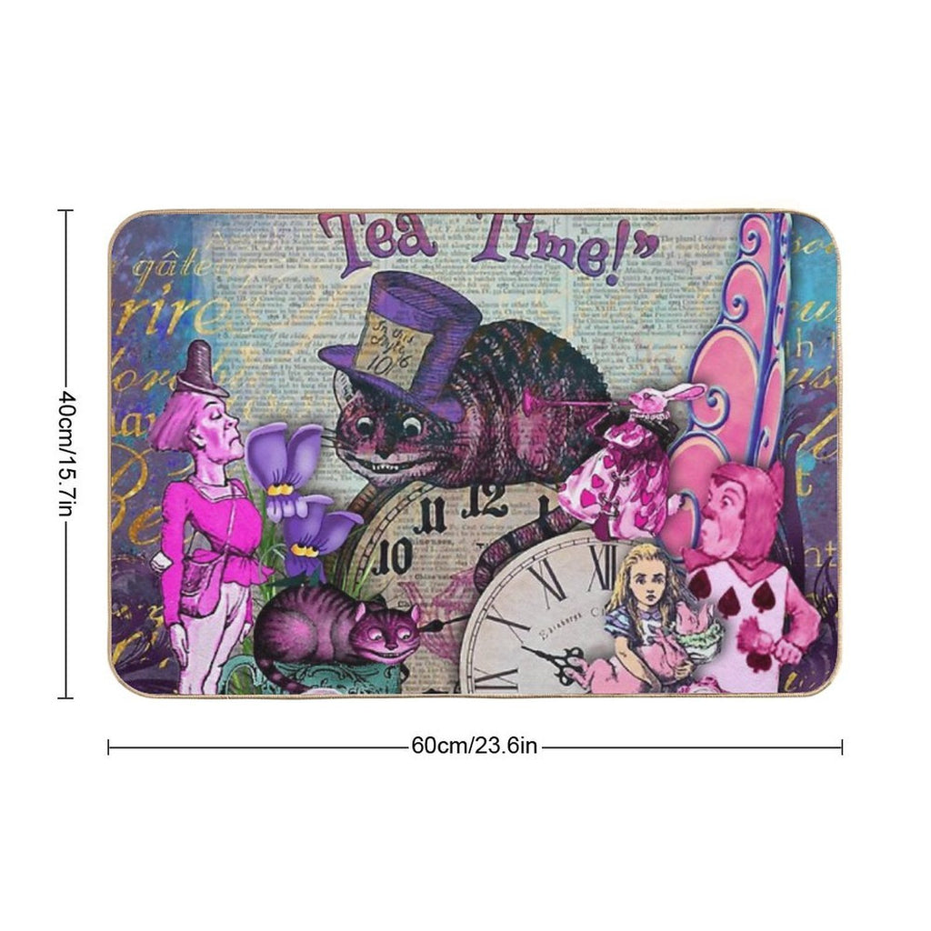 Alice Vintage  Slip-Resistant Bath Mat