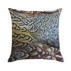 Pheasant Feathers Soft Ultra-Soft Texture Throw Pillow
