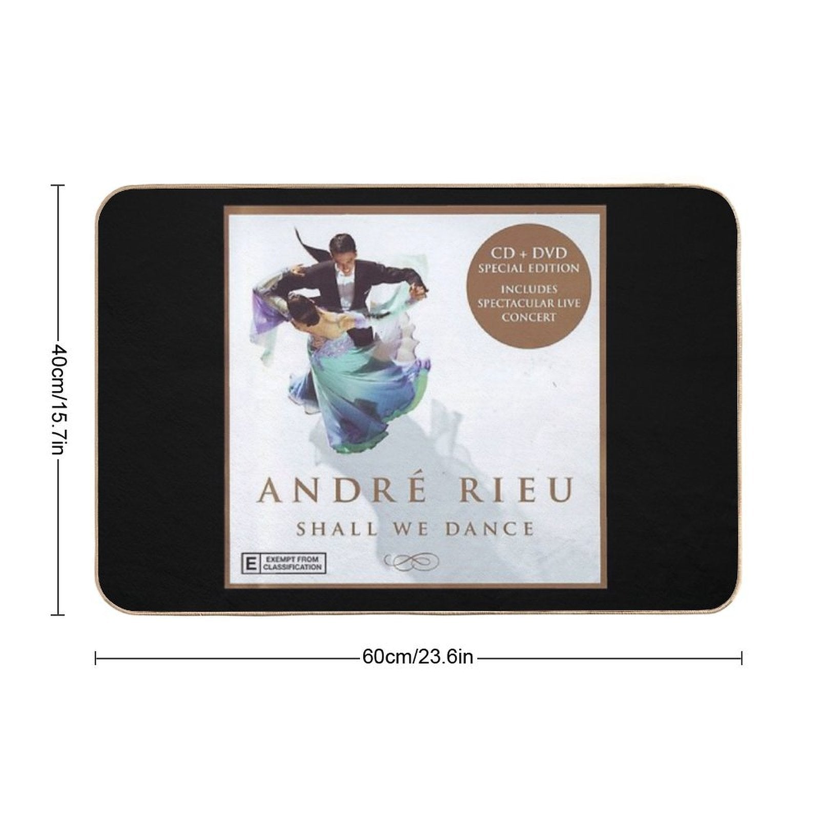 Andre Rieu 71Cj  Toxin-Free Bath Mat