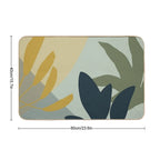 Modern Tropics Abstract Art Design  Versatile Bath Mat