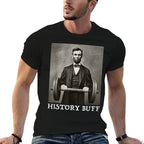 Funny Abraham Abe Lincoln July 4th History Buff Mens  Wrinkle-resistant T-Shirt