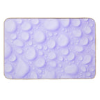 Purple Water Droplets Pattern  Eco-Friendly Bath Mat