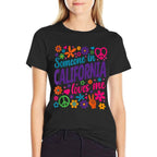 Someone In California Loves Me  Heathered Texture T-Shirt