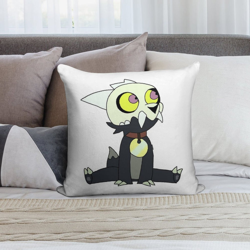Sitting King The Owl House Soft High-Density Material Throw Pillow