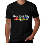 New York City Subway Station Signs, New York Train Signs NYC  Classic T-Shirt