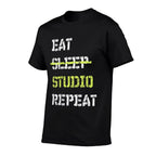 Eat Sleep Studio Repeat Architecture  Slim-fit Cut T-Shirt