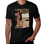 Caregivers Prayer Christian Cross Faith Hope Love Jesus  Eco-friendly Material T-Shirt