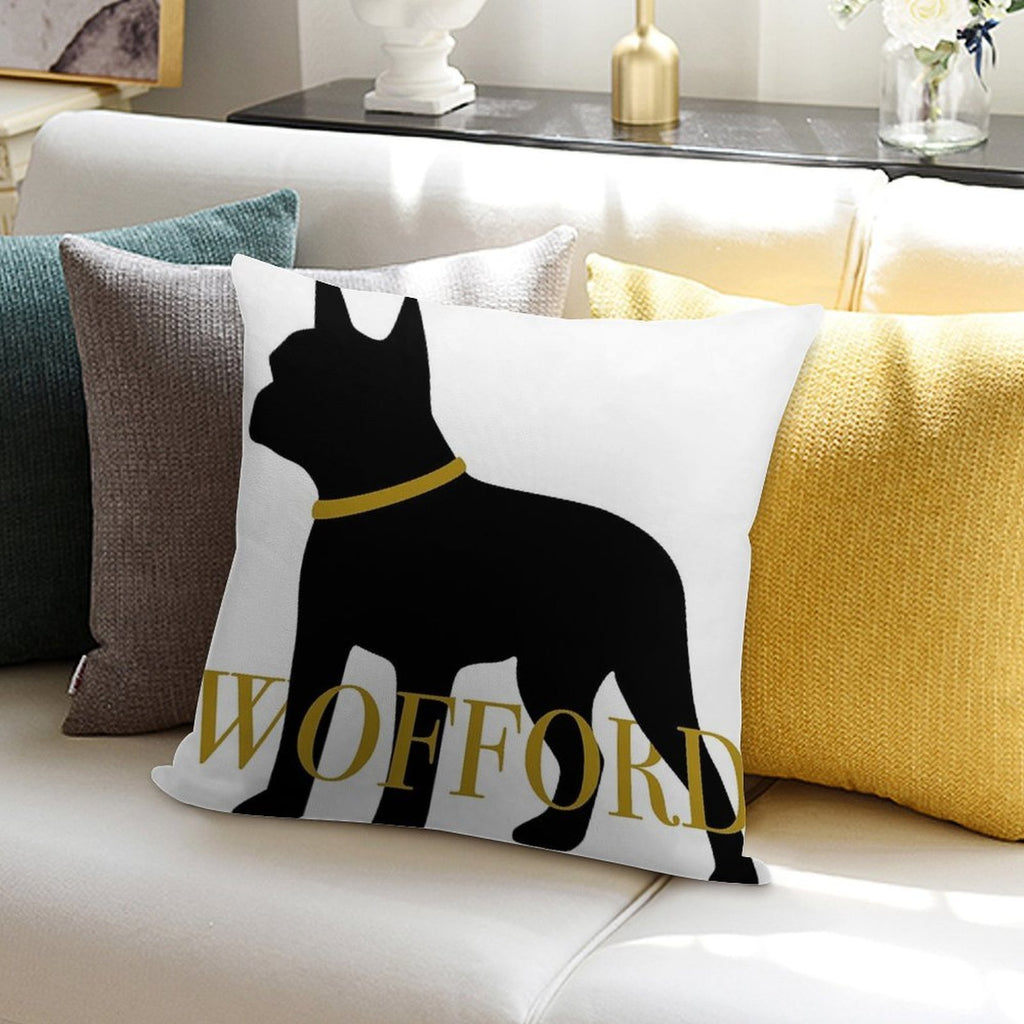 The Wofford Will Soft Skin-Friendly Throw Pillow
