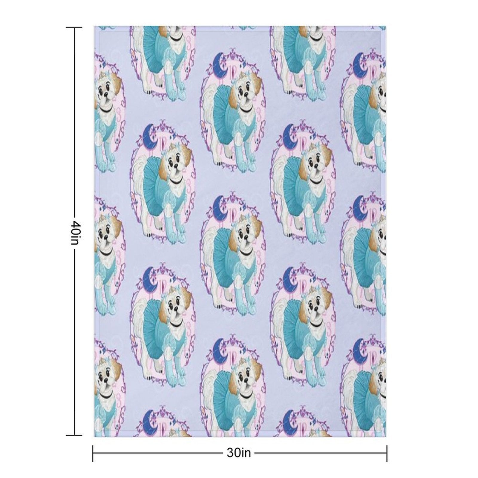 PCPP_VGER_Goldie_Cinderella_25 Gift-ready Throw Blanket