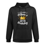 It's My Mom's 80th Birthday Crown Women's 80th Birthday Pilling-Resistant Hoodie