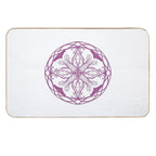 Purple Flower Mandala  Odorless Bath Mat