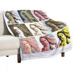 Warhol Venus Multi-functional Throw Blanket