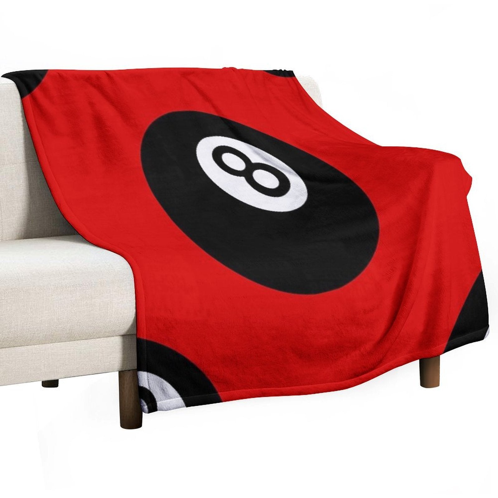 Emoji Eight Ball Quick-dry Throw Blanket