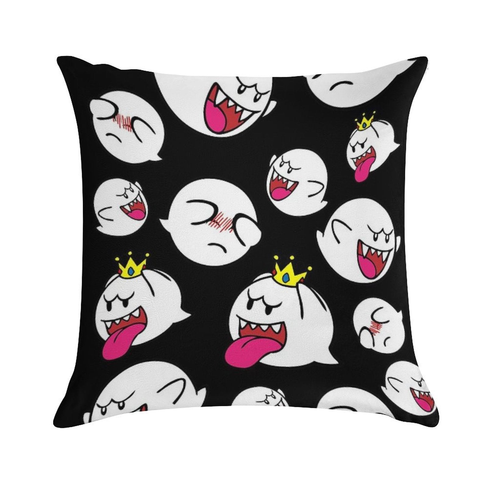King Boo Swarm Soft Skin-Friendly Throw Pillow