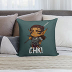 Chibi Lae'zel Soft Warmth Comfort Throw Pillow
