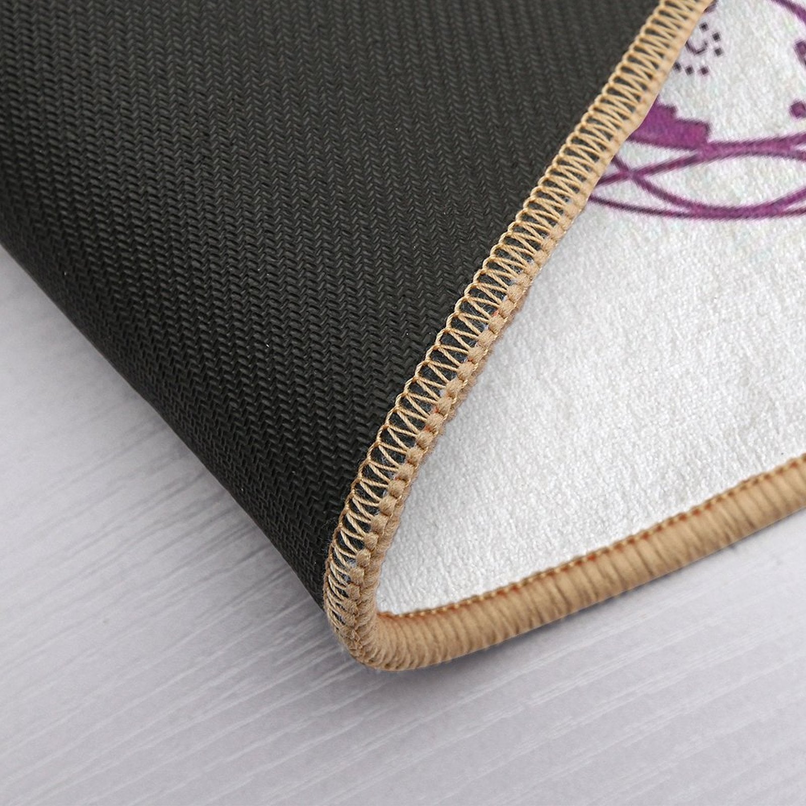 Purple Flower Mandala  Odorless Bath Mat