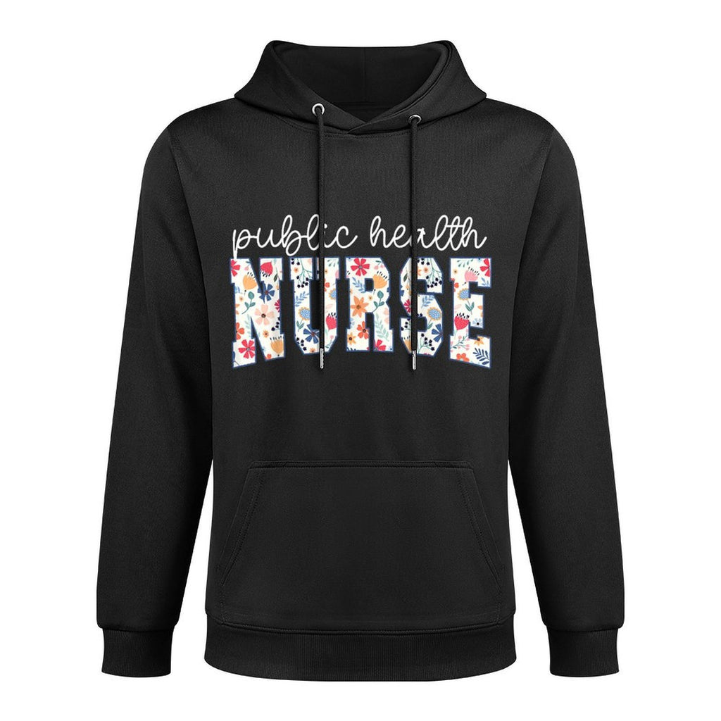 Public Health Nurse Floral Groovy Public Health Nursing Unisex Design Hoodie