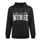 Public Health Nurse Floral Groovy Public Health Nursing Unisex Design Hoodie