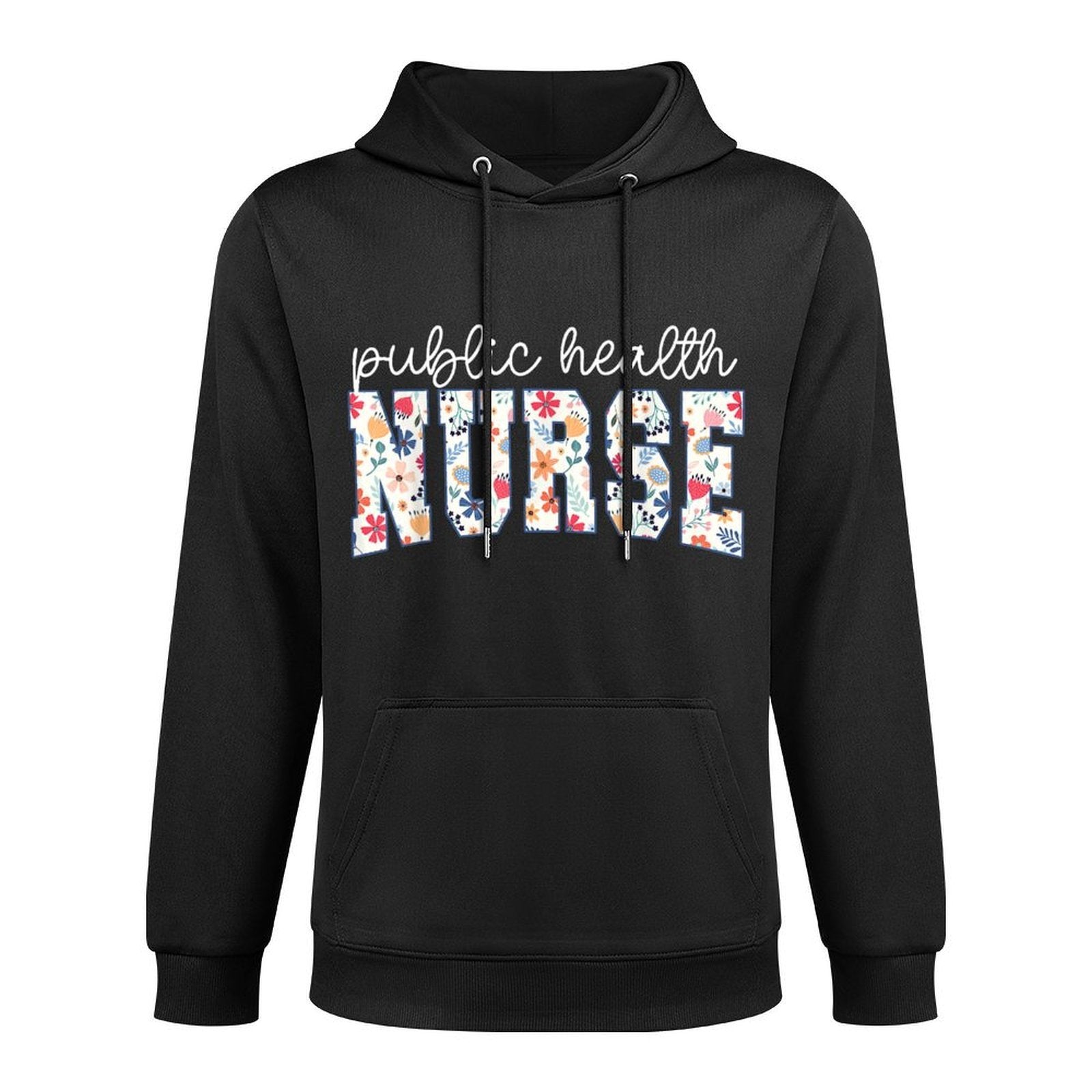Public Health Nurse Floral Groovy Public Health Nursing Unisex Design Hoodie