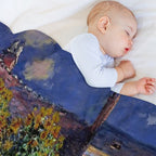 Monet's Garden at Vétheuil - Claude Monet Lightweight Throw Blanket