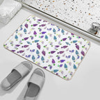 Lilac Flowers  Anti-Trip Bath Mat