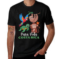 Parrot Sloth Turtle Vacation Tropical Pura Vida Costa Rica  Quick-drying T-Shirt