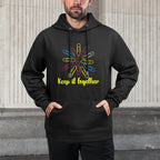 Keep It Together, Funny Paperclip National Day Shape Retention Hoodie