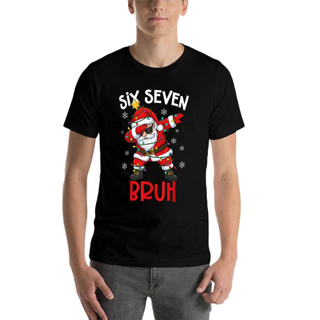 Bruh 67 Six Seven 6 7 Meme Gen Alpha Christmas Gen Z Xmas Comfortable T-Shirt