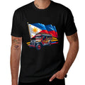 Philippines Proud Filipino Souvenir Philippines Jeepney  Graphic-printed T-Shirt