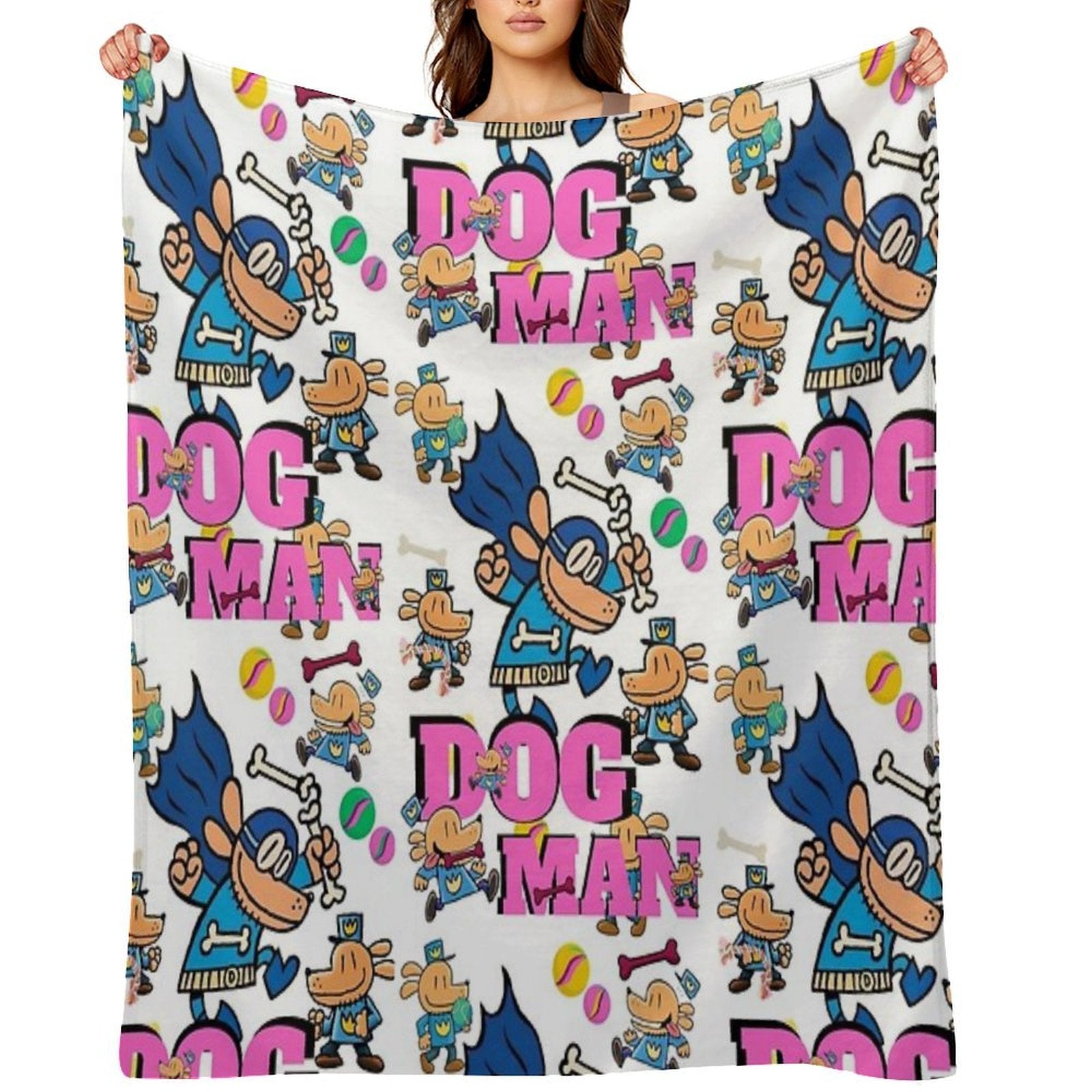 Dogman Eco-conscious Throw Blanket