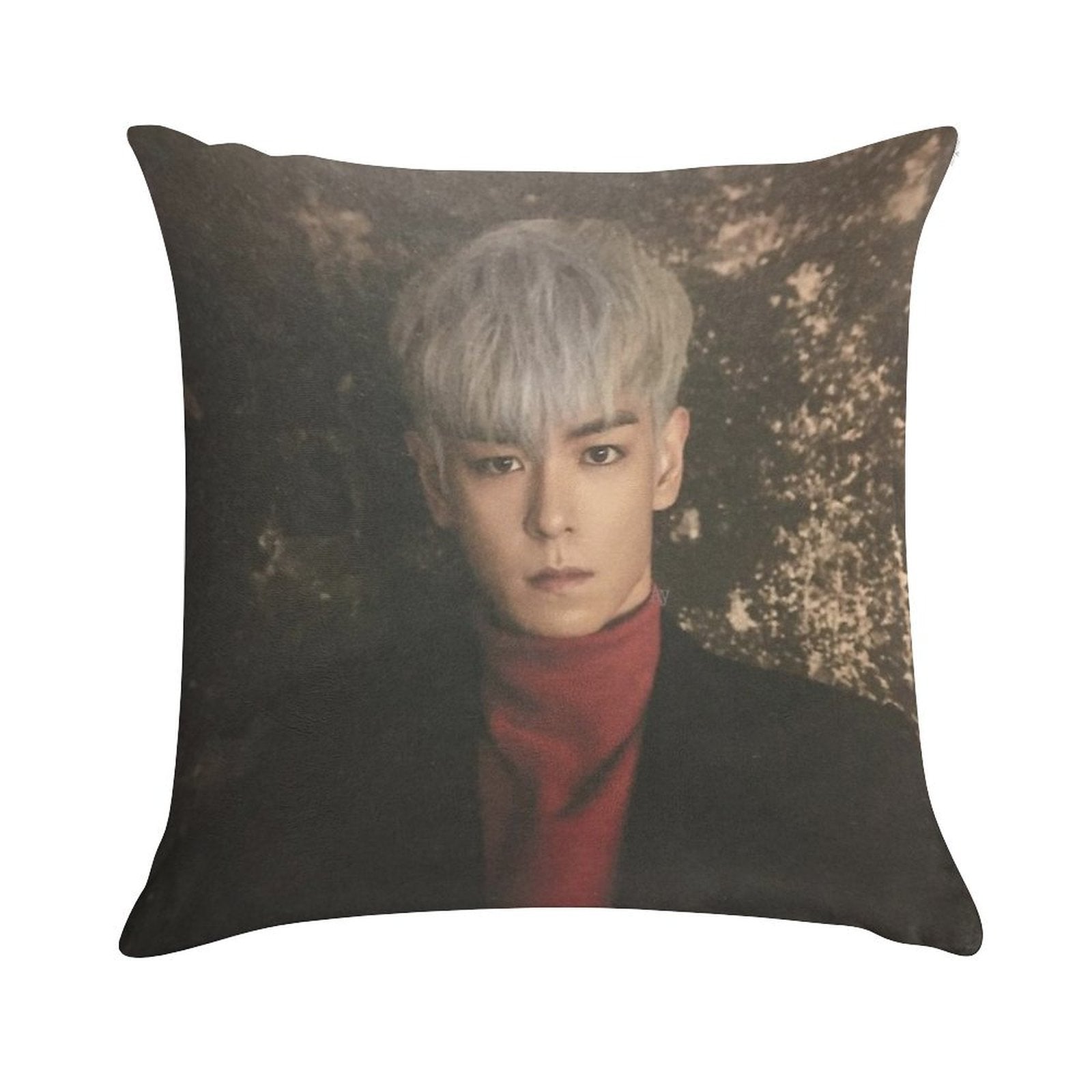 T.O.P Eyes Open Soft Skin-Friendly Throw Pillow