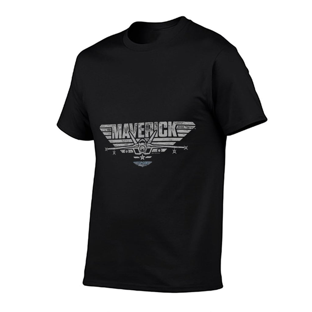Top Gun Maverick Plane Logo  High-quality Stitching T-Shirt