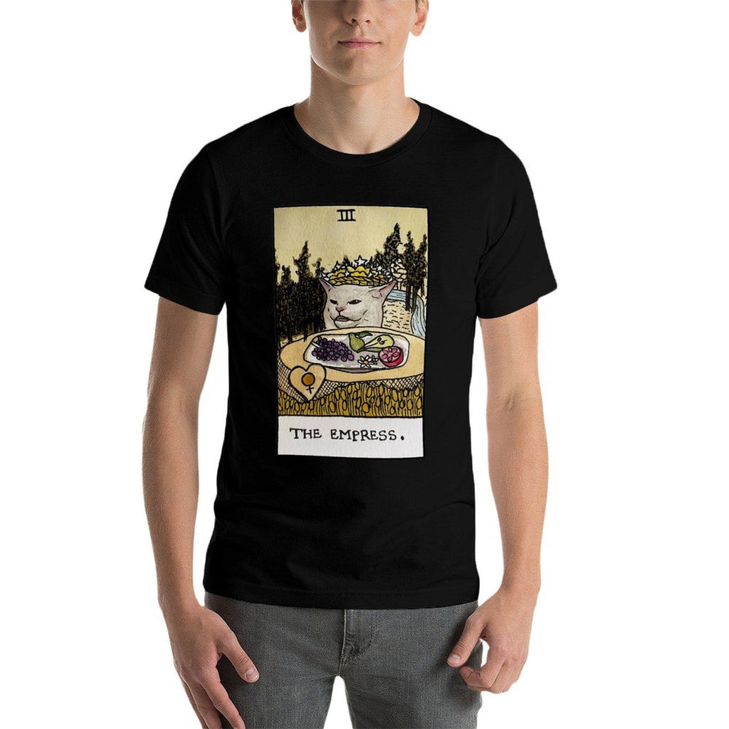 The Empress Tarot Card Cat Meme  Breathable T-Shirt