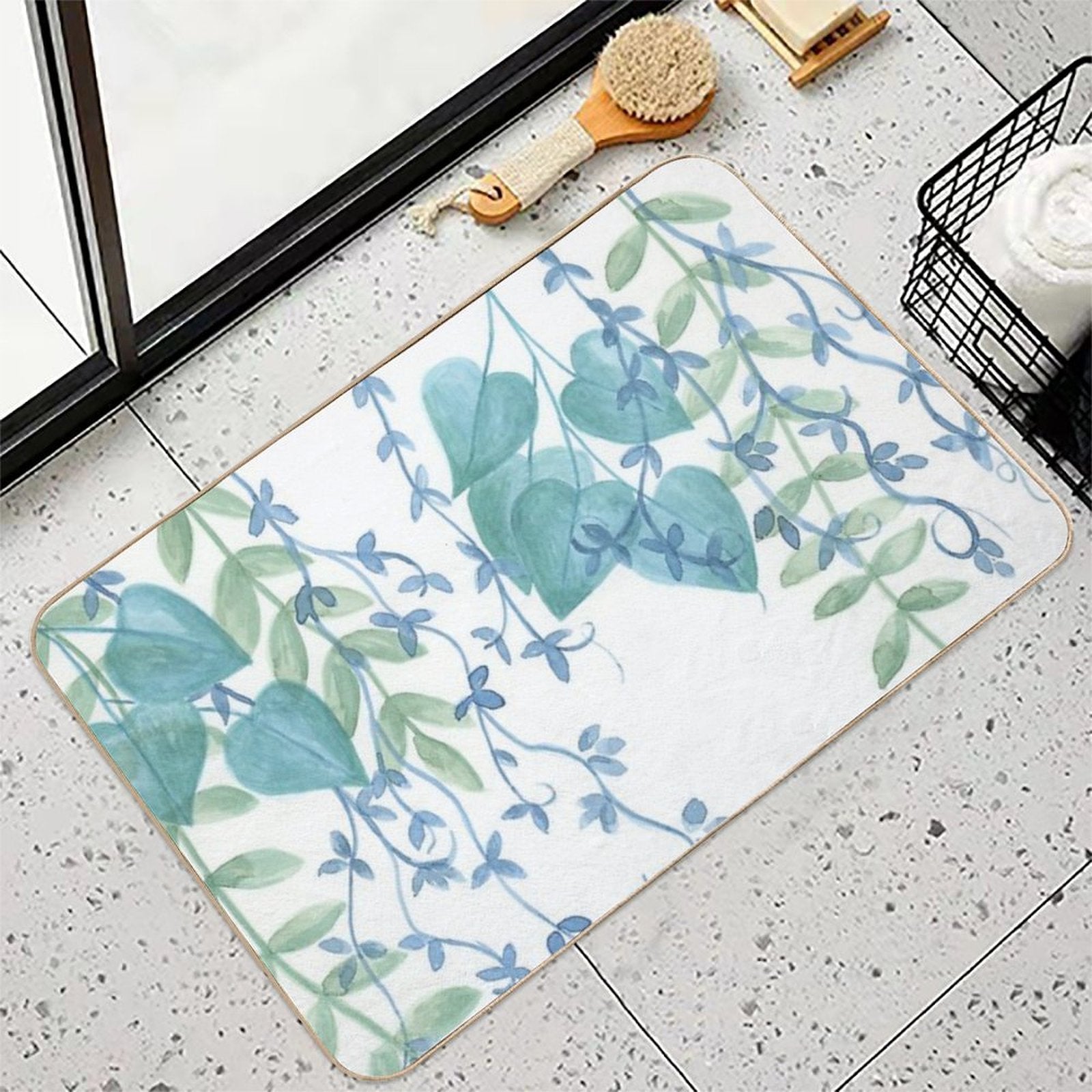Vines And Leaves  Multi-Purpose Bath Mat