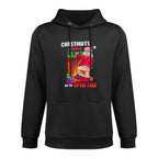 Chest Nuts Roasting Funny Naughty Santa Dirty Food Pun Xmas Shape Retention Hoodie