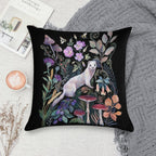 White Ermine Soft Bedroom Essential Throw Pillow