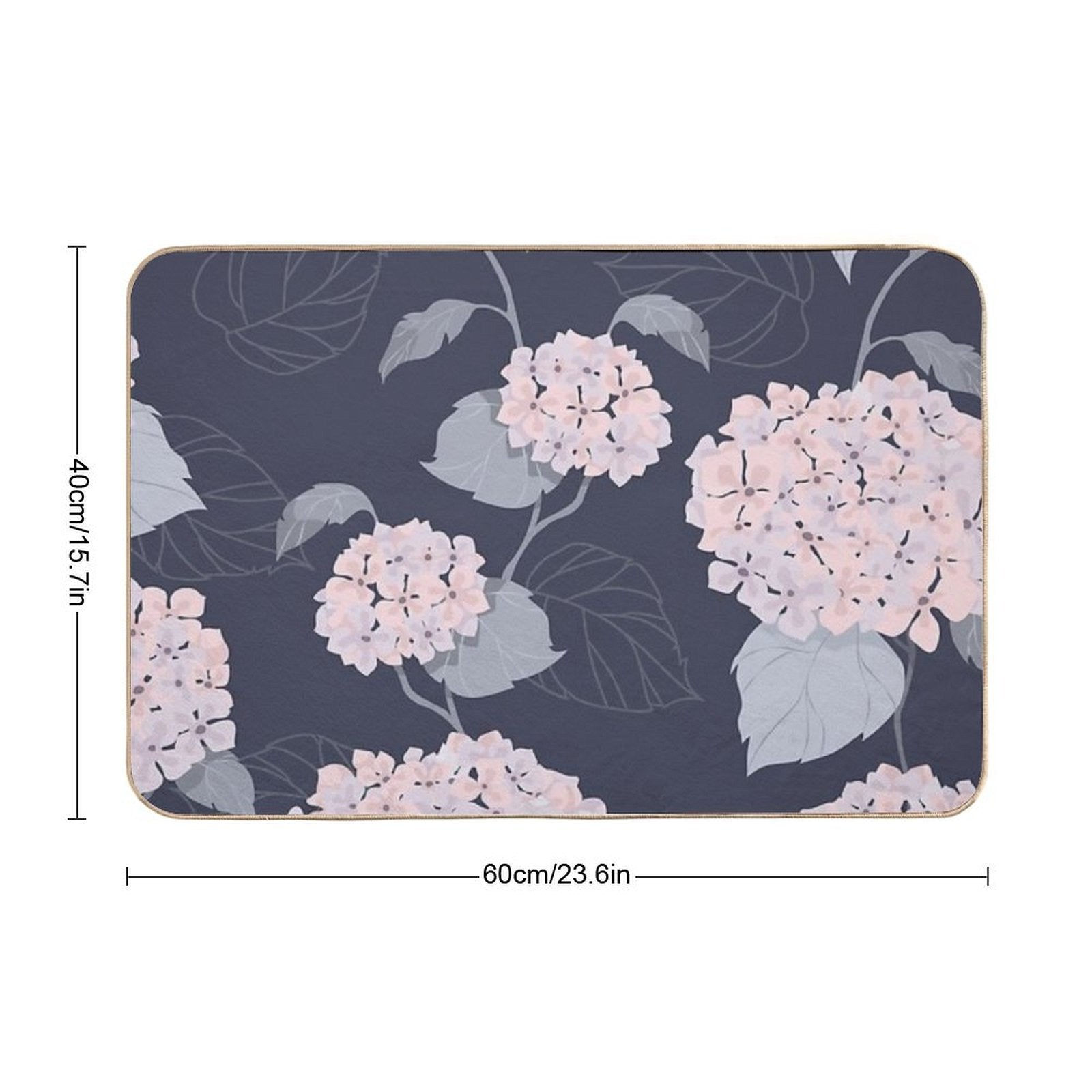 Hydrangea  Versatile Bath Mat